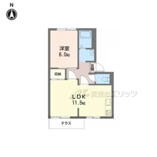 ラポール【105号室】の間取り