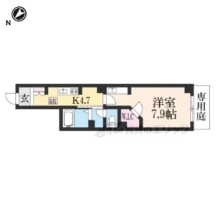 ベル アンジュ【1階】の間取り