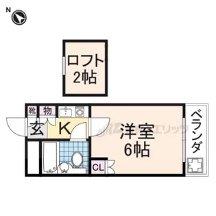 シティパレス西大寺P5【3階】の間取り