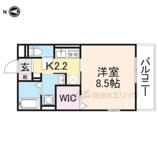 シェラメール東舞鶴【306号室】の間取り