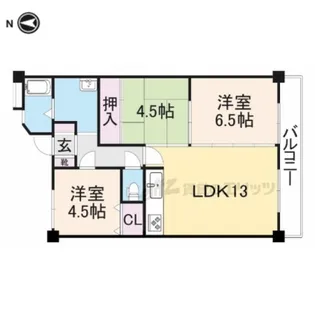 グランドパレス新大宮【5階】の間取り