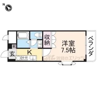 LEGACY学園前【2階】の間取り