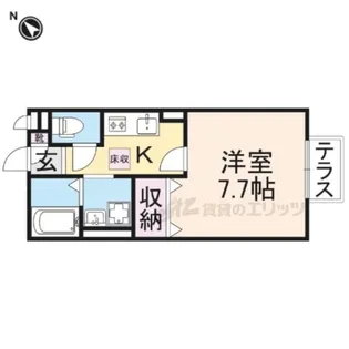 サルドセジュール【101号室】の間取り