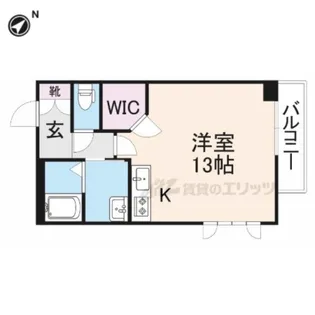 クラッシーメゾン【203号室】の間取り