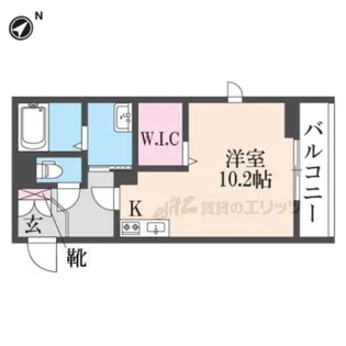 クラッシーメゾン【201号室】の間取り