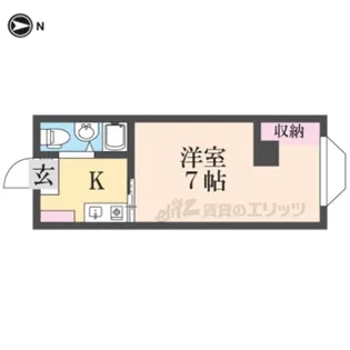 ジャンギャバン新大宮【5階】の間取り