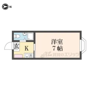 ジャンギャバン新大宮【410号室】の間取り