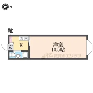 ジャンギャバン新大宮【302号室】の間取り