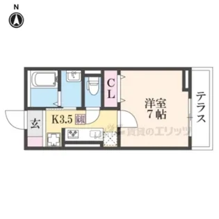 フェンネル【2階】の間取り