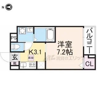 ベルオーブV【3階】の間取り