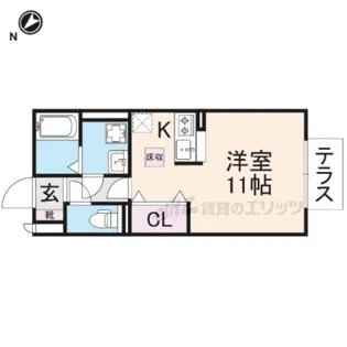 エスト カーサ【103号室】の間取り