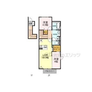 EYガーデンハイツ【2階】の間取り