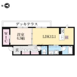 ヴィラフォーレ【1階】の間取り