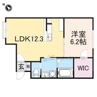 Sunny Garden【1階】の間取り