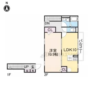 セジュールときわ【2階】の間取り