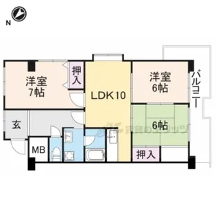 Nasu1ビル【7階】の間取り