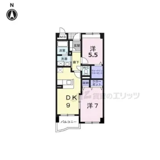 ベル コリーヌ【103号室】の間取り
