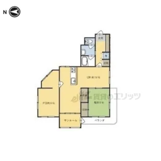 ライフステージ広瀬森【3階】の間取り