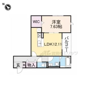 プティペル【303号室】の間取り