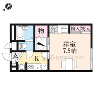 1Kの間取り画像