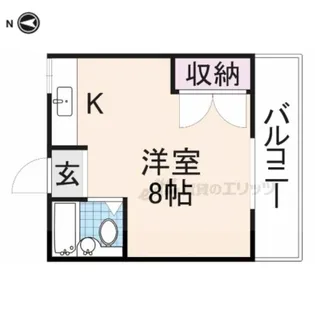 はいつ武本【201号室】の間取り