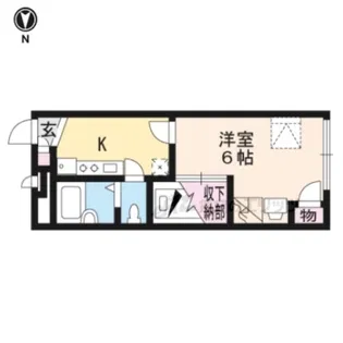 レオパレス相楽【101号室】の間取り