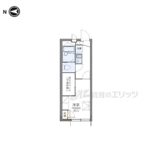 レオパレス相楽【103号室】の間取り