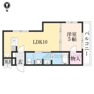 レクト伏見【301号室】の間取り