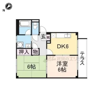 HARU【2階】の間取り