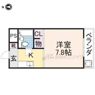 西村マンション【105号室】の間取り