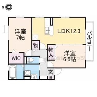 メゾンプレミールC棟【2階】の間取り
