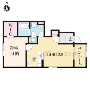 アリーチェ【1階】の間取り