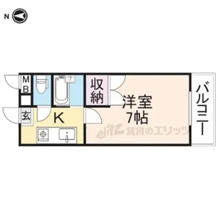 ユーミー南本堀【101号室】の間取り