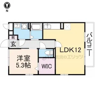 リビングタウン大和郡山【1階】の間取り