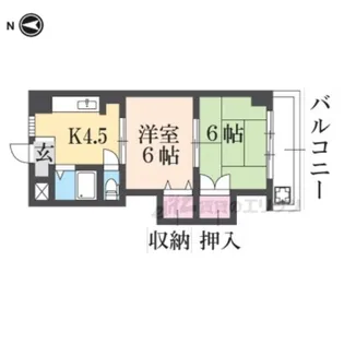 GRANDSTEADY奈良三条【2階】の間取り