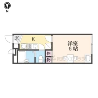 レオパレスグリューナー【202号室】の間取り