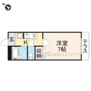 Excelハイツ五番館【216号室】の間取り