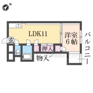 オルボス壱分【205号室】の間取り