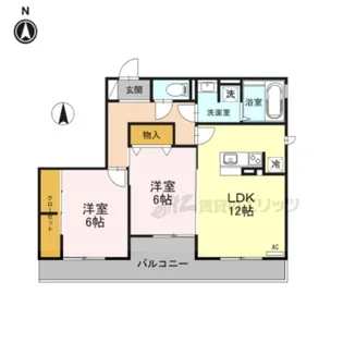 リノ ムア【2階】の間取り