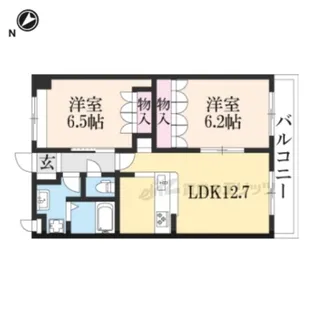 レマルージュ【201号室】の間取り
