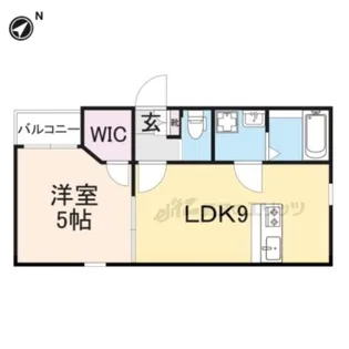 K’s Residence生駒【1階】の間取り