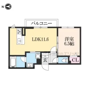 BEREO輝【2階】の間取り