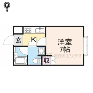 リヴェルテ生駒【501号室】の間取り