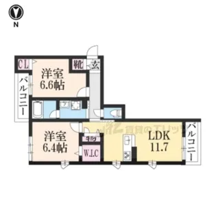 メゾン ド ソワ【305号室】の間取り