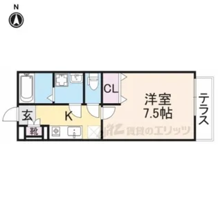 ベルコリーヌ冠山【2階】の間取り
