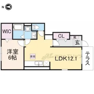 グリーン・エコー?【1階】の間取り