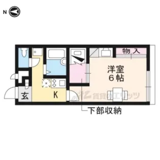 レオパレス伏見?【102号室】の間取り