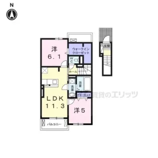 グレースパレス【2階】の間取り