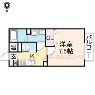 ジュテーム【2階】の間取り