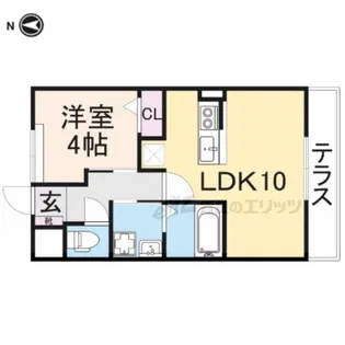 タキハウス【105号室】の間取り